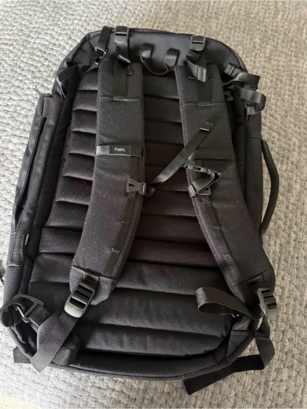 Men's Black Travel Backpack - Picture 9 of 10